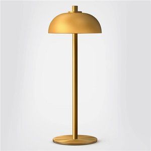 Rechargeable Cordless Table Lamp,5200mAh Battery Dimmable Outdoor Portable(Gold)